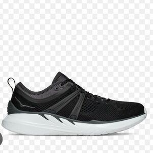 Hoka One One Ultra Marathon Cushioned Tivra Black Running Fitness Shoes Size 9
